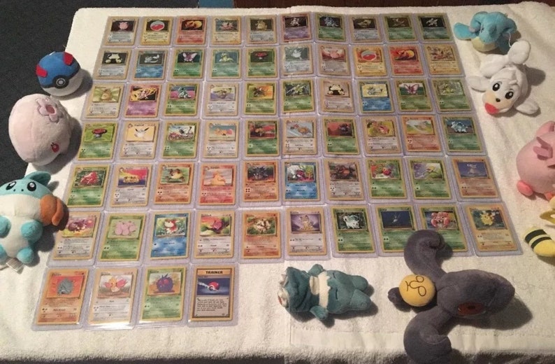 POKEMON Original Jungle Set 64/64 Complete Vintage Set Includes Flareon
