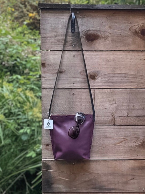 plum crossbody bag