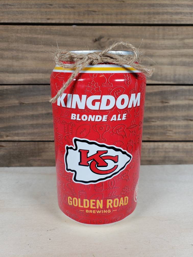 Soy Candle Kansas City Chiefs Kingdom Lager Can Soy Candle Etsy