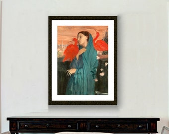1952 Vintage Full Color Art Plate /"MADAME HENRIOT/" by RENOIR Lovely Lithograph