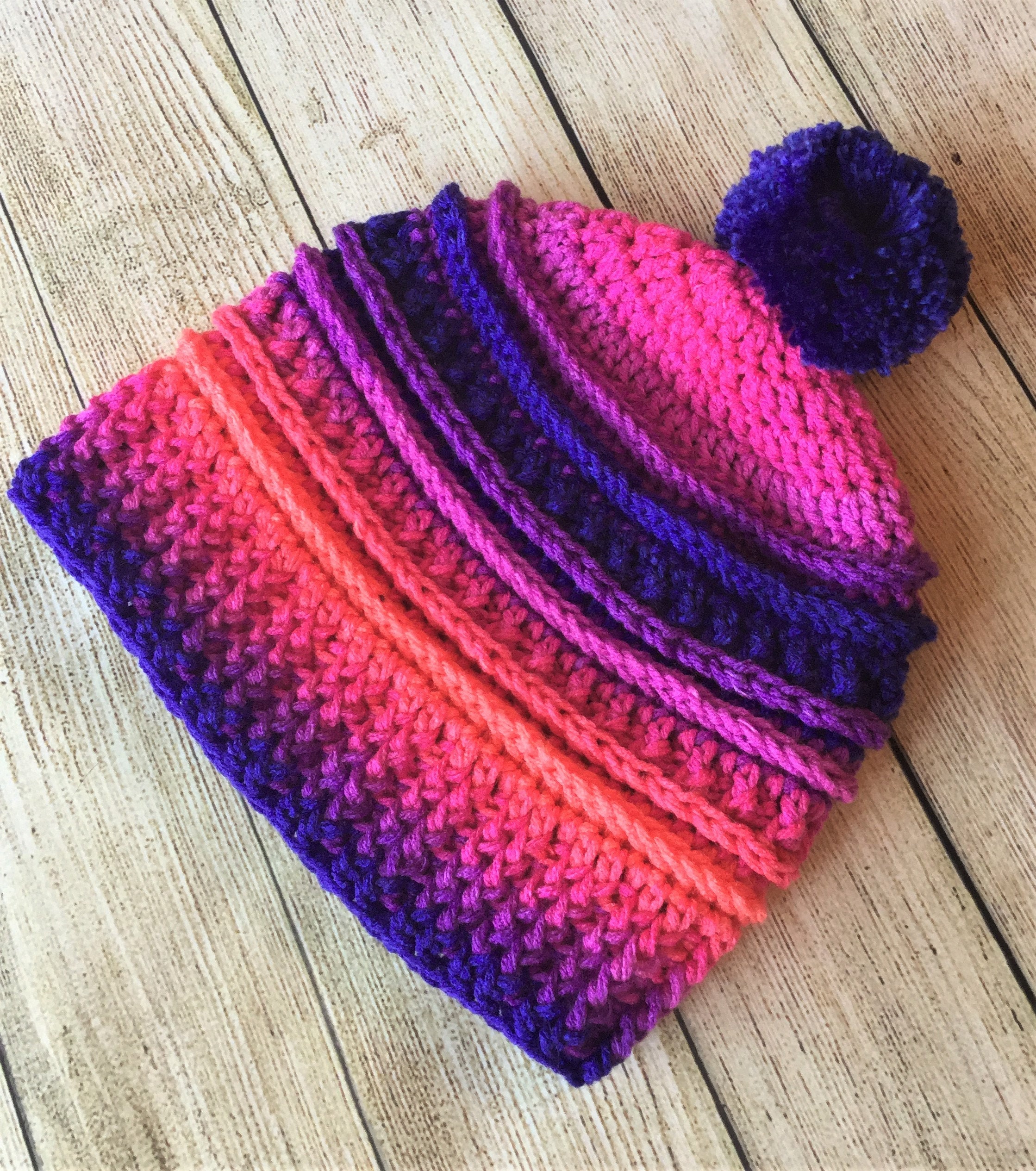 Women's Crocheted Winter Hat Handmade 