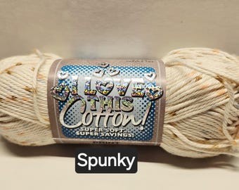 I Love This Cotton! Print Yarn (sunlit Seafoam) - Etsy