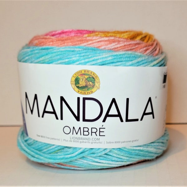 Mandala Ombre Yarn, Lion Brand, Several Color Choices!