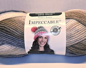 Loops & Threads Impeccable Yarn, Tweed/Ombre/Variegated, several colors available