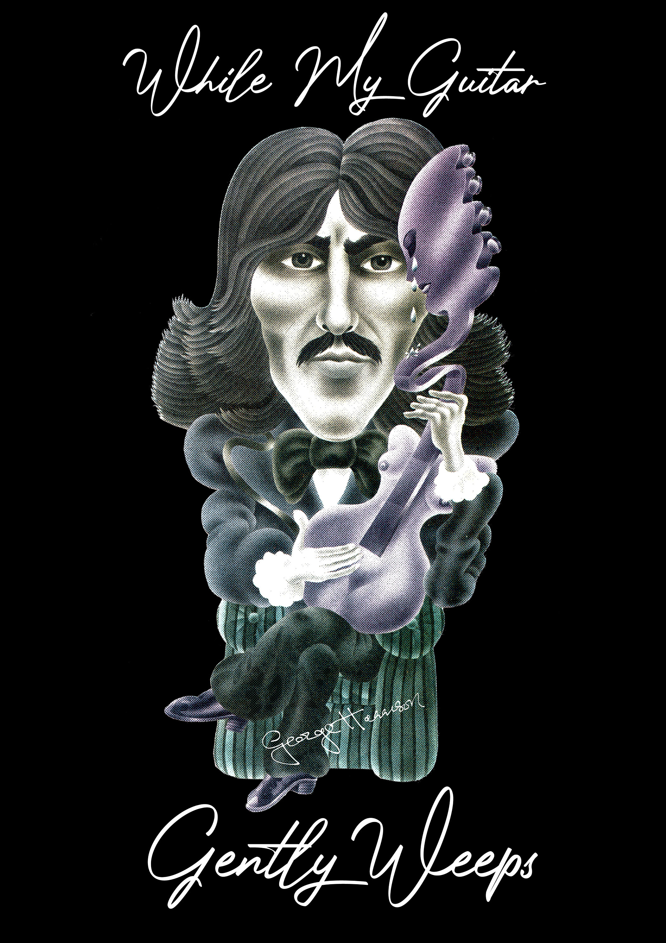 The Beatles - George Harrison - When My Guitar Weeps Tee Shirt