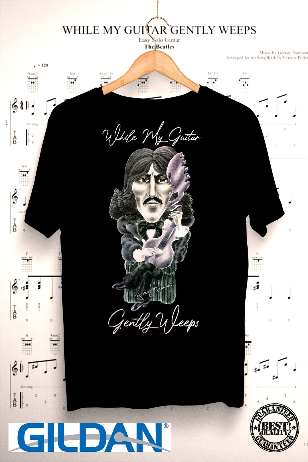 The Beatles - George Harrison - When My Guitar Weeps Tee Shirt