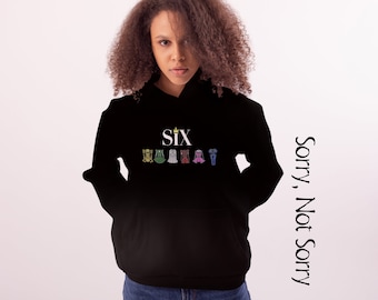 CHILD'S Six Musical HOODIE (No Cords) all sizes, safe for children