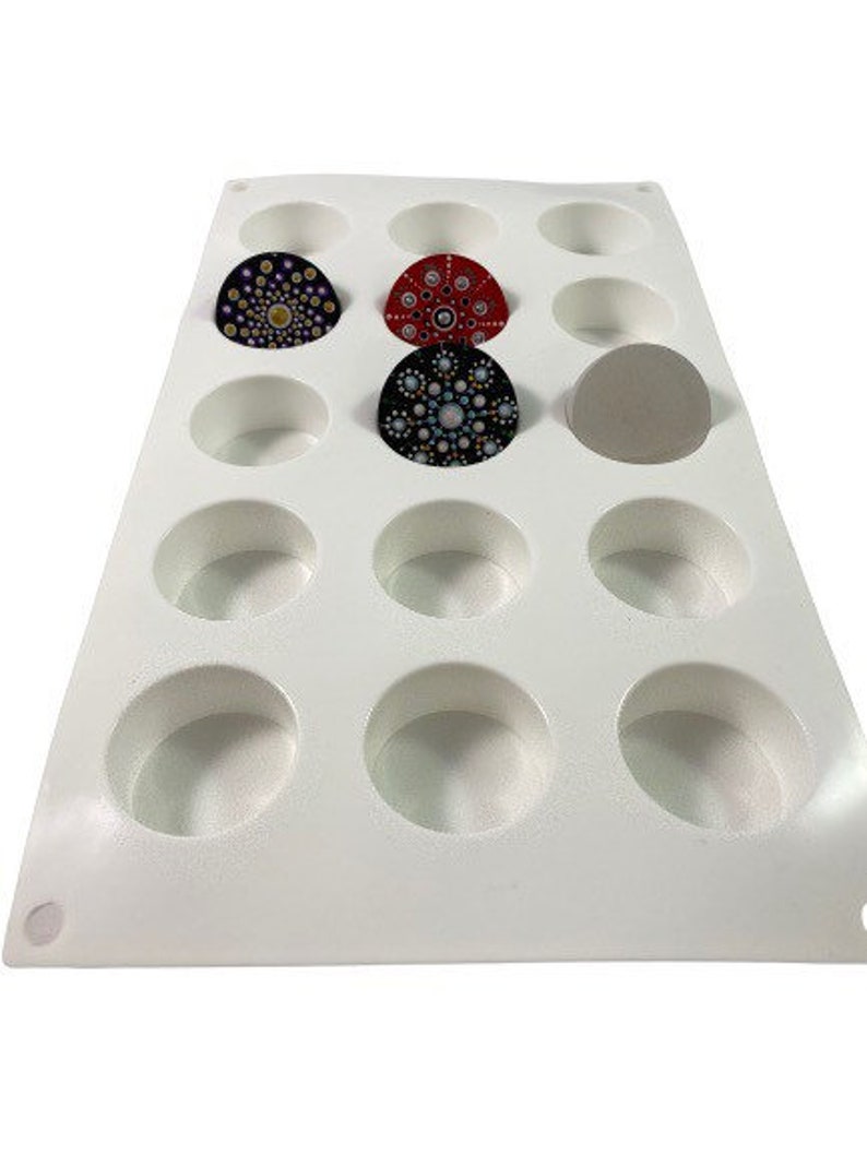 VERY SMALL DISC Silicone Mold 15 Cavity Disc Shaped Silicone Etsy