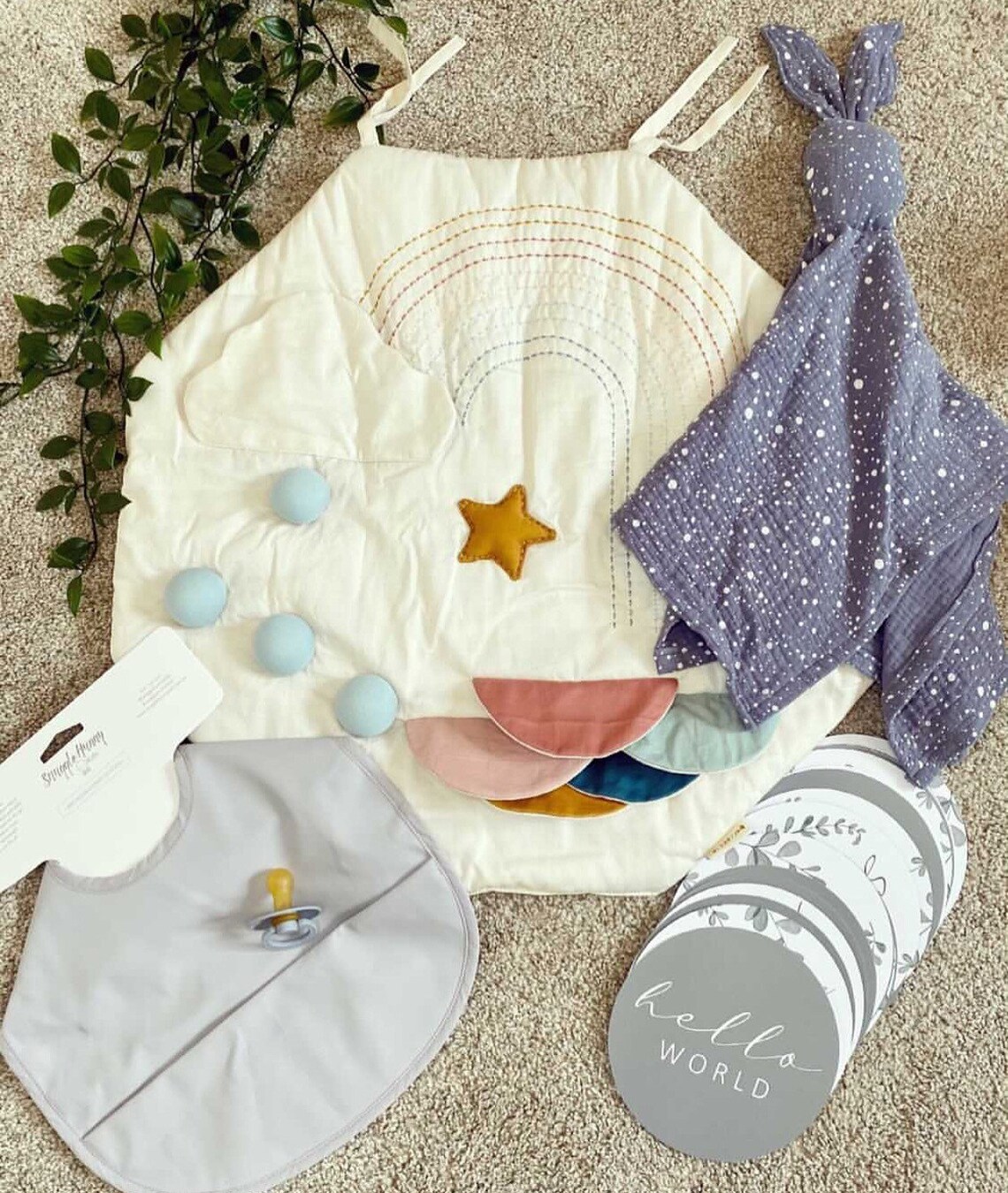 Bunny muslin comforter Etsy