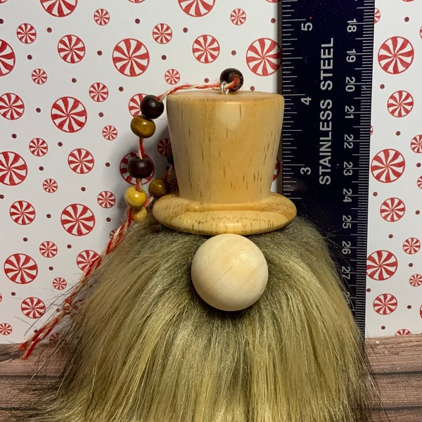 Wooden Turned Christmas Gnomes Etsy