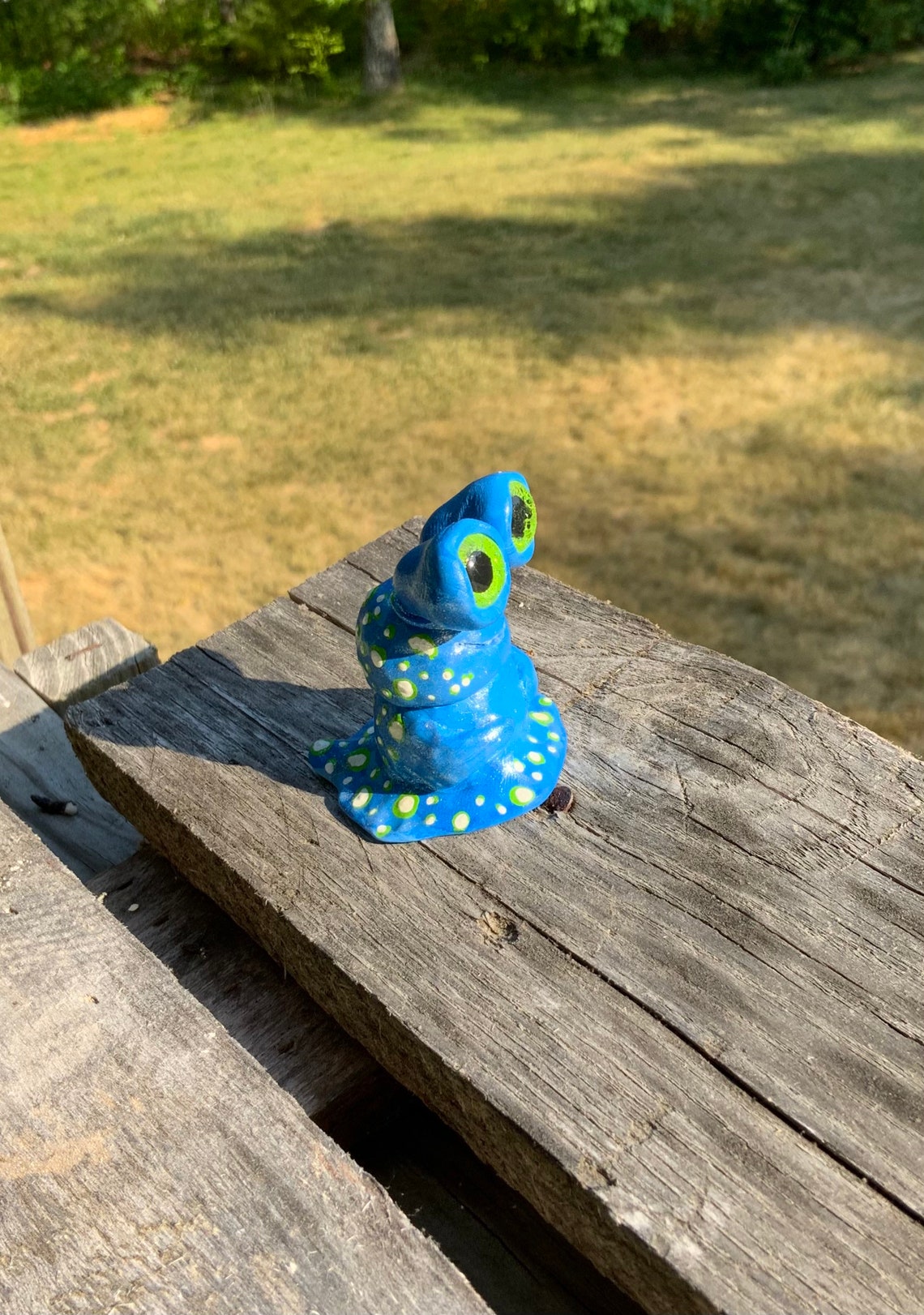 Cute polymer clay snail bottle Etsy