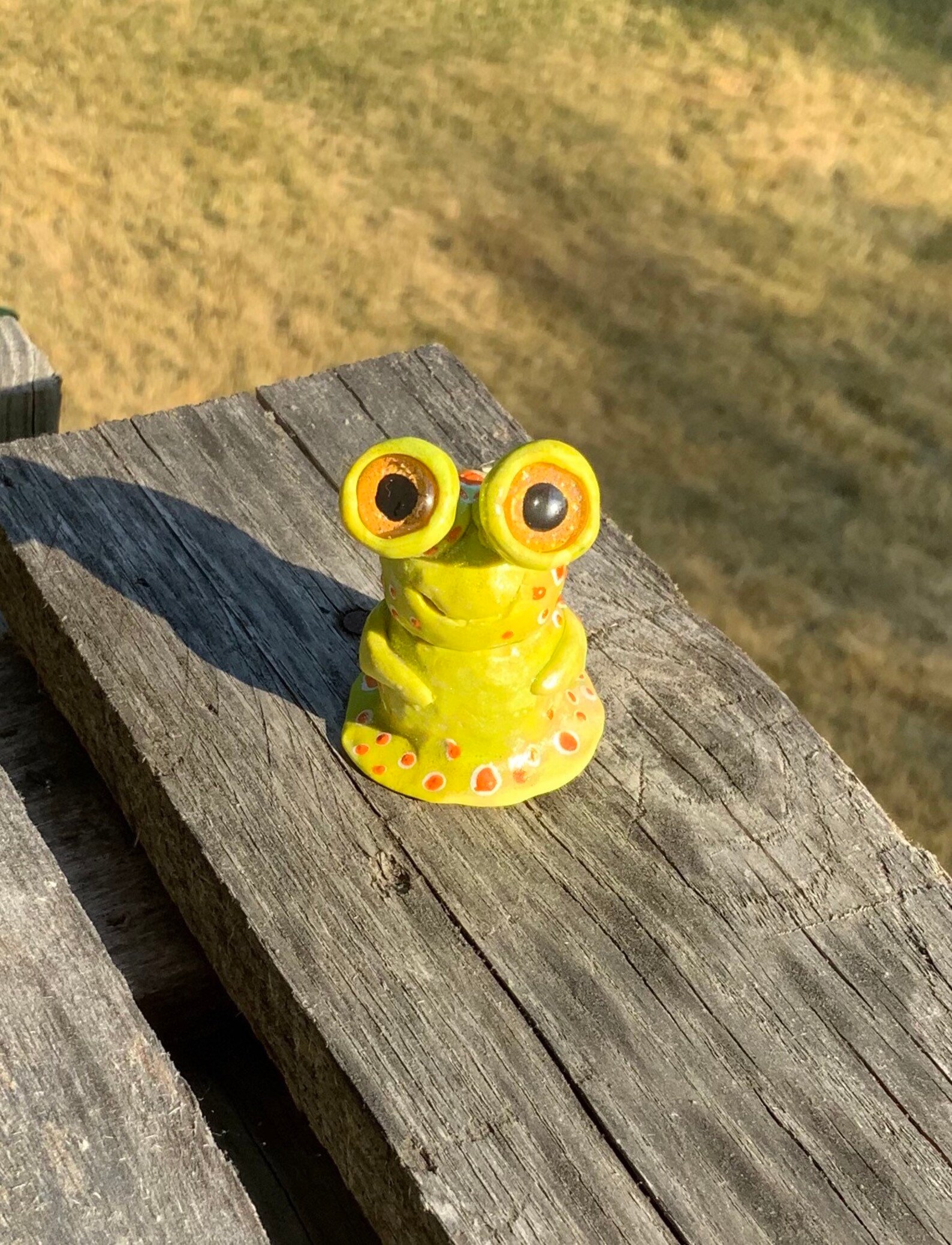 Cute polymer clay snail bottle. Etsy