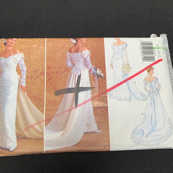 Butterick 4288-Bridal Gown Uncut Sizes  6-8-10-12 and size 14-16-18