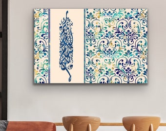 Surah Ibrahim, Islamic Wall Art, Islamic Canvas Print,  Islamic Gifts for Muslims, Arabic Calligraphy, Quran Wall Art, Muslim New Home Gift