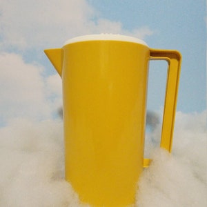 Retro Mustard Yellow Pitcher