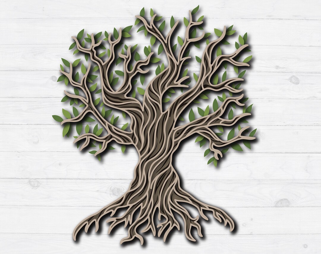 Tree of Life 3D Layered SVG/ Tree of Life Cut File for Cricut/ Etsy