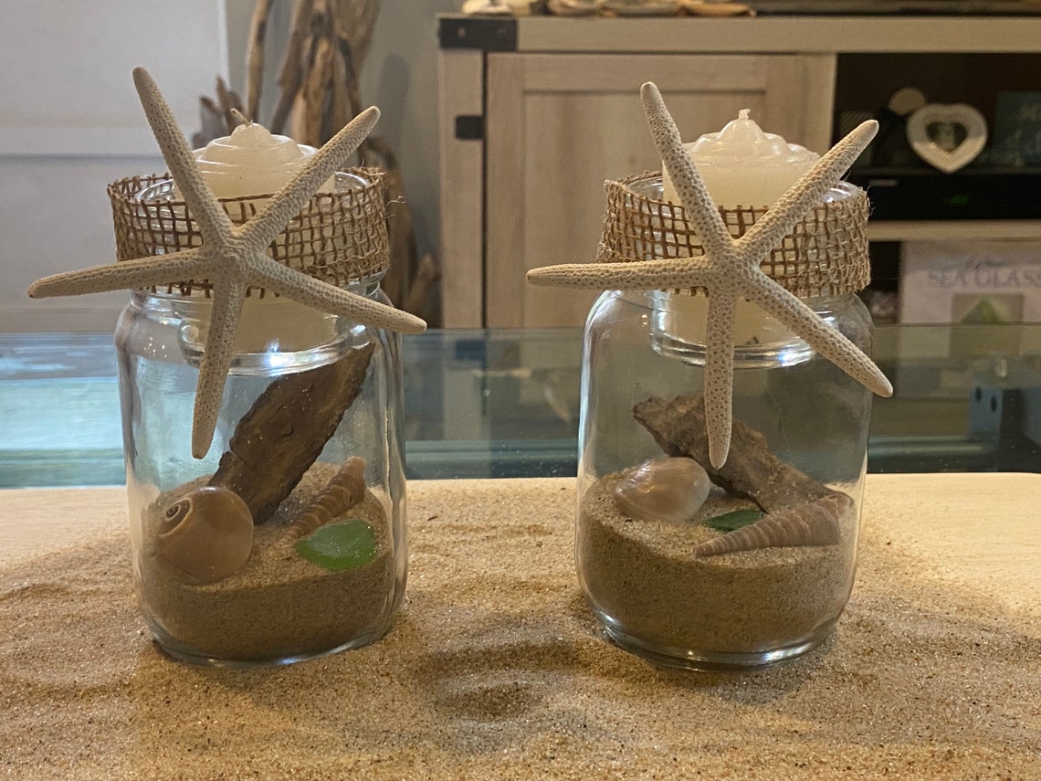 Starfish Candle Holders Beach Decor Candle Holders Beach Etsy Ireland