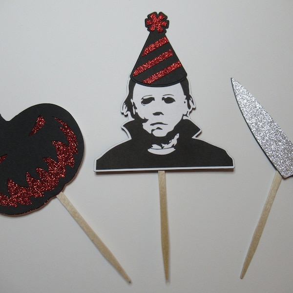 Michael Myers Cupcake Topper Etsy