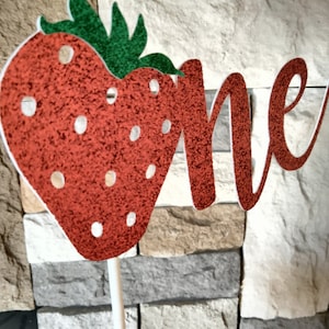 Strawberry Cake Topper, Strawberry theme, Strawberry birthday, Berry Sweet, Berry First, Sweet One, Sweet One Banner, Berry Birthday