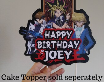 Yugioh Birthday Banner - Yugioh Party - Yugioh Theme - Yugioh Card Banner