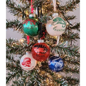 Personalized Reptile Christmas Ornament: Bearded Dragon, Gecko, Iguana, Tegu, & Snake