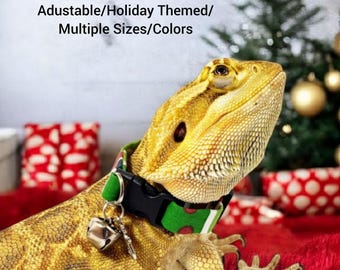 Urlaub Designer Style einstellbar Lizard Bell Kragen.  Mehrere Größen und Farben