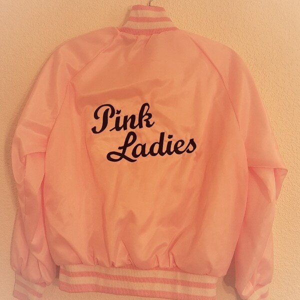 Pink Ladies Jacket Etsy