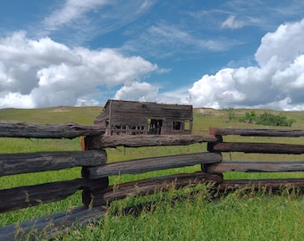 Photo Taken Near Sentinel Butte North Dakota July 2024. Ships flat in a heavy-duty box.