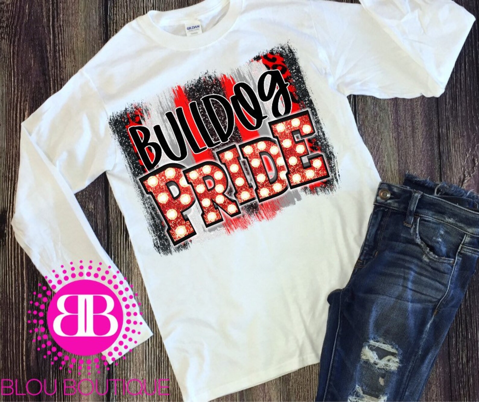 Long Sleeve BULLDOG PRIDE Sublimated TShirt Etsy
