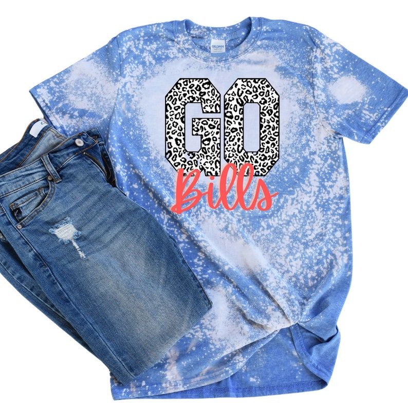 GO BILLS Sublimated Bleached T-Shirt