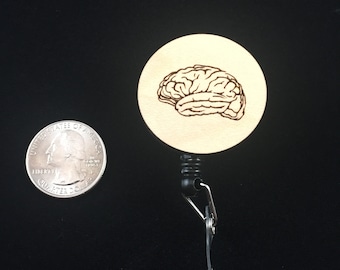 Brain Badge Reel Cover