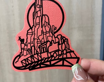 Big Thunder Mountain Railroad Inspired Decal