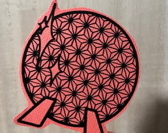 Epcot Ball with Sparkles Inspired Decal