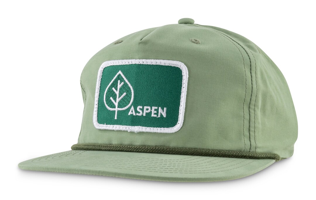 Aspen Patch Rope Hat Sage - Etsy