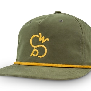 Widespread Panic WSP Brand Rope Hat Snapback Green