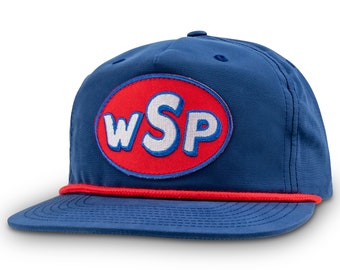 Widespread Panic wSp Patch Rope Hat Snapback Blue