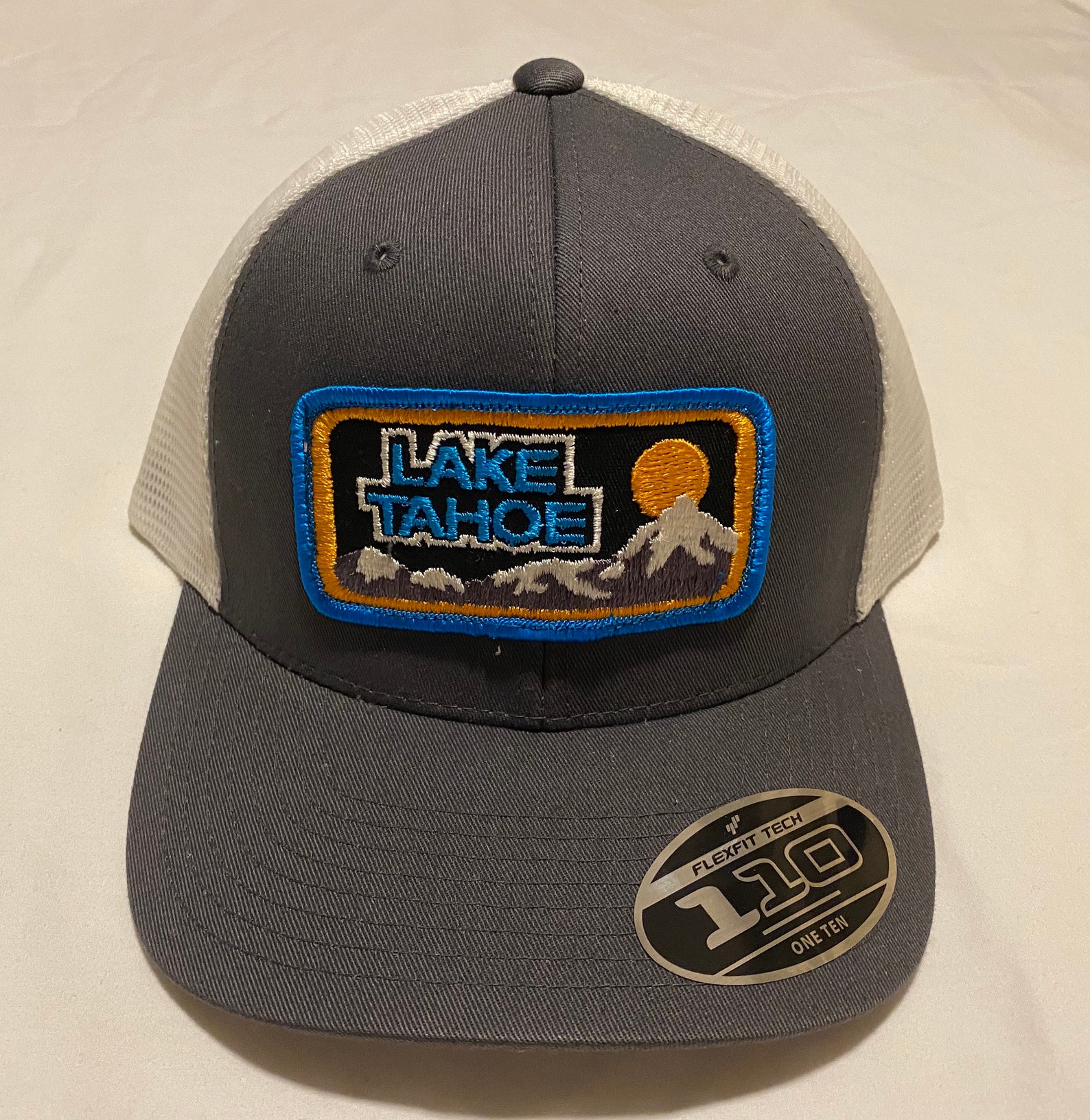 Lake Tahoe California Patch Custom Trucker Hat Flexfit 110 Etsy