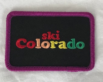 Ski Colorado Patch Vintage Style