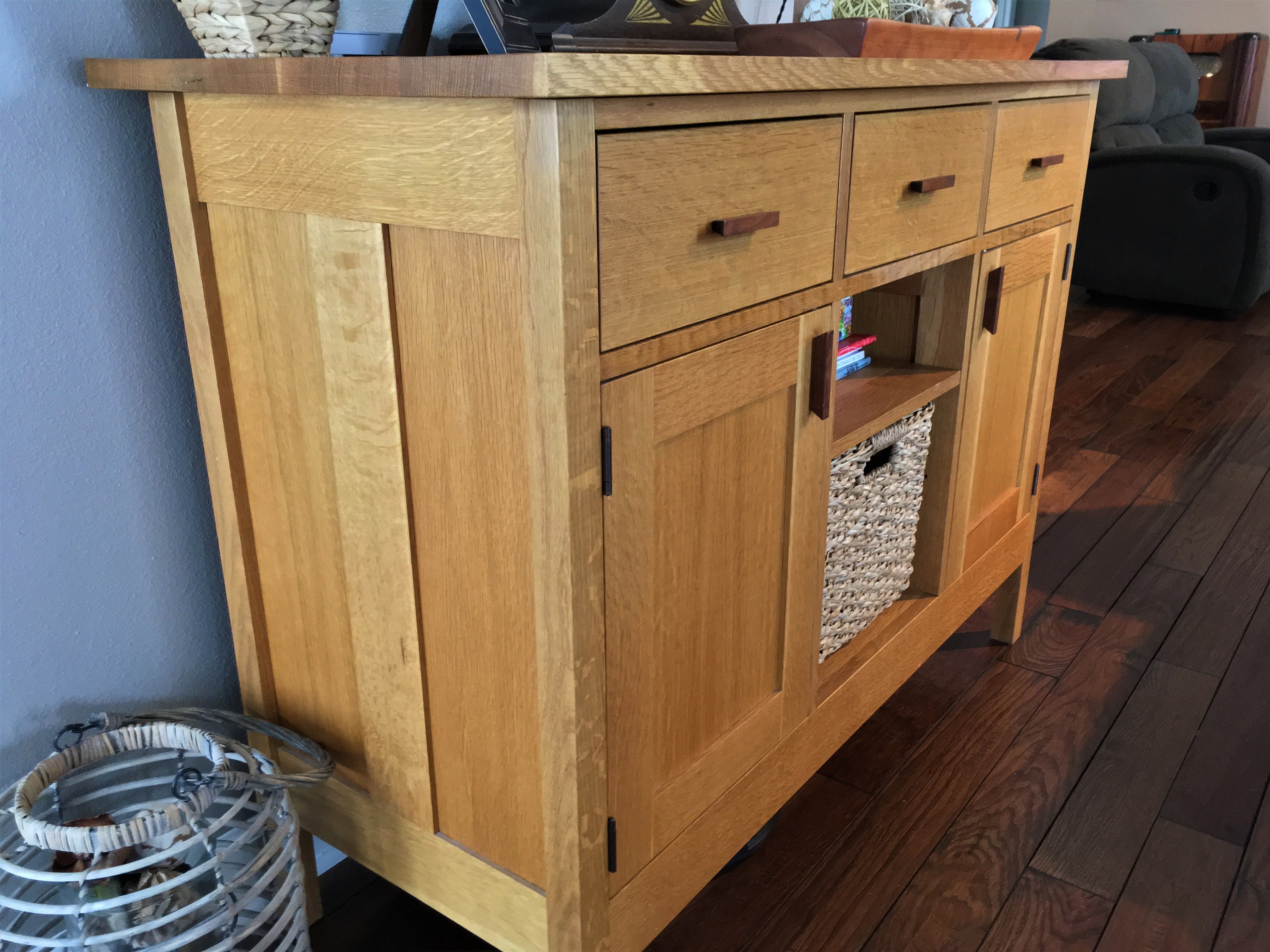 Mission Style Hutch Buffet Sideboard Arts and Crafts | Etsy