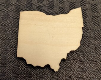 Ohio Shape Magnet Zip Code