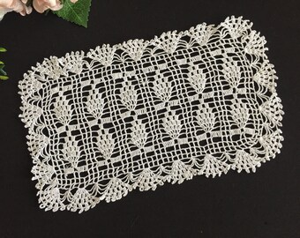 Antique Crocheted Sandwich Doily