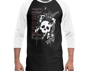 Aftermath Splatter Baseball Tee TheInFamousRebel USA