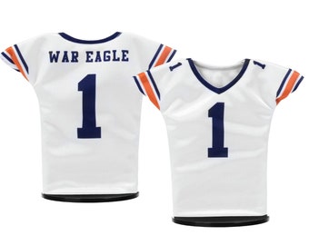 Auburn Tigers Football #1 Miniature Sports Jersey, Auburn Gift, Auburn Tigers Gift - College Football Gift or Party Favor!