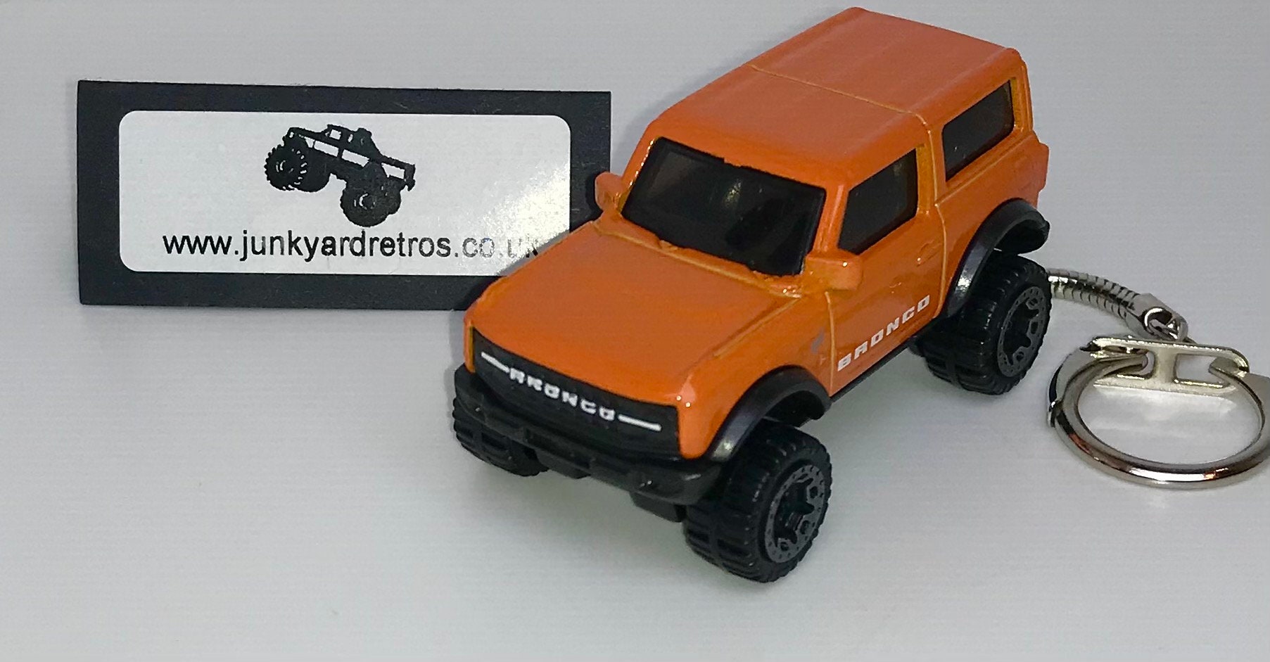 Ford Bronco 2021 keyring / keychain. 1/56 Scale. Orange Etsy