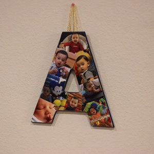 Photo collage letter