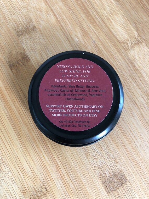 Owen Apothecary Styling Wax Hair Fiber Styling Gel Etsy