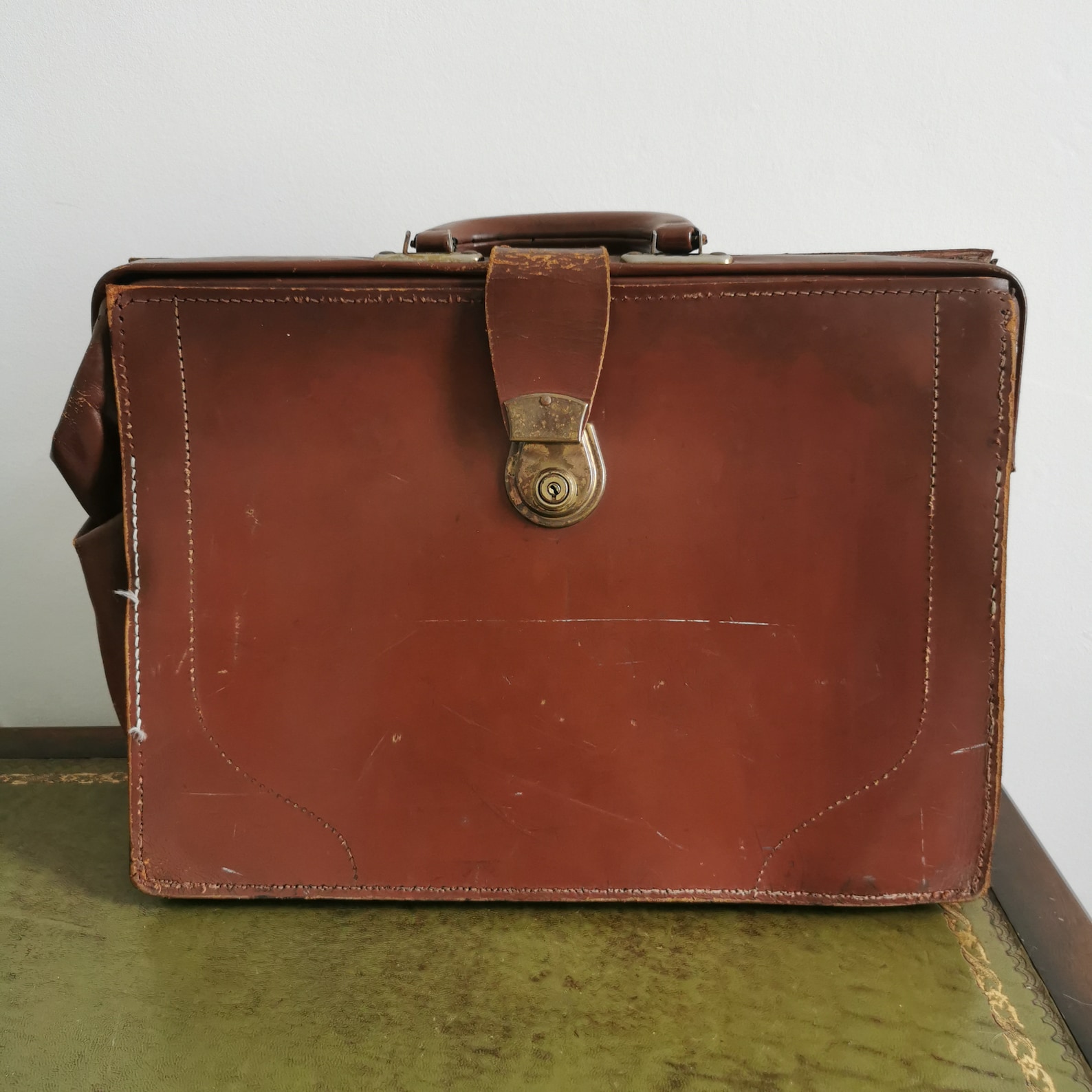 Vintage Leather Doctors Briefcase By Cheney England. For Etsy