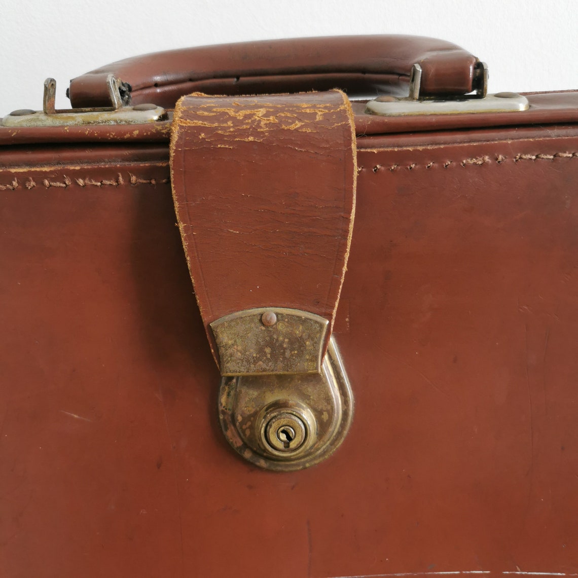 Vintage Leather Doctors Briefcase By Cheney England. For Etsy