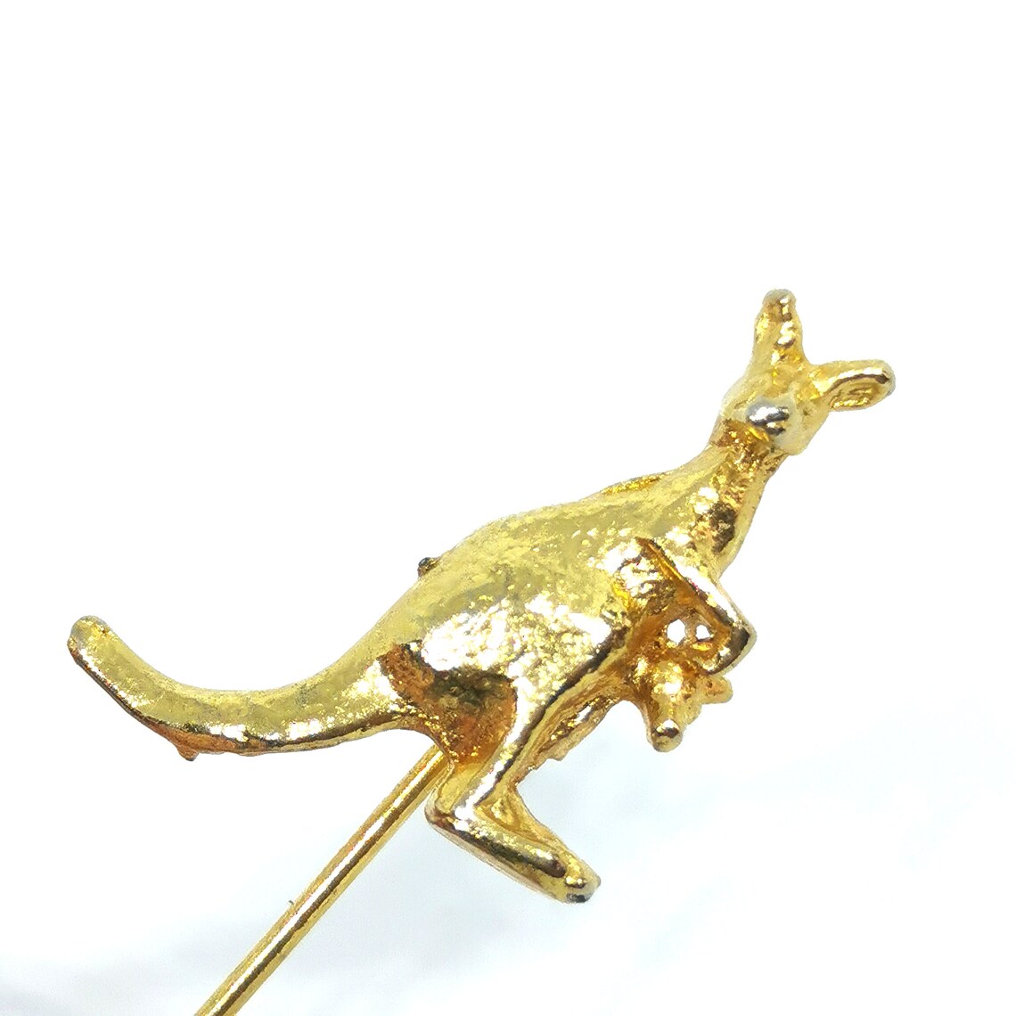 Vintage Kangaroo Lapel Pin Tie Pin. Australian. Gold Tone. Etsy