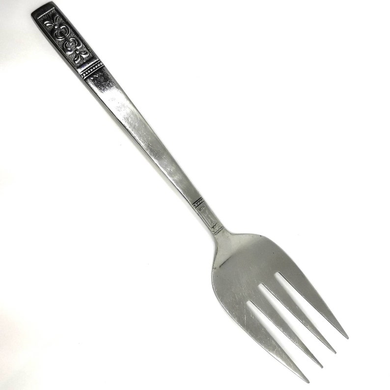 Vintage Norwegian ENOR Rustfri Large Serving Fork. 21cm. Cutlery. Etsy